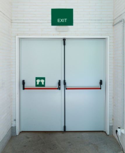 double-door exit