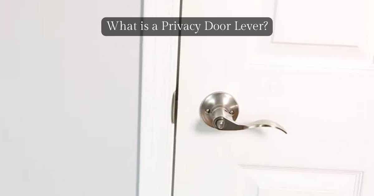 Privacy Door Lock
