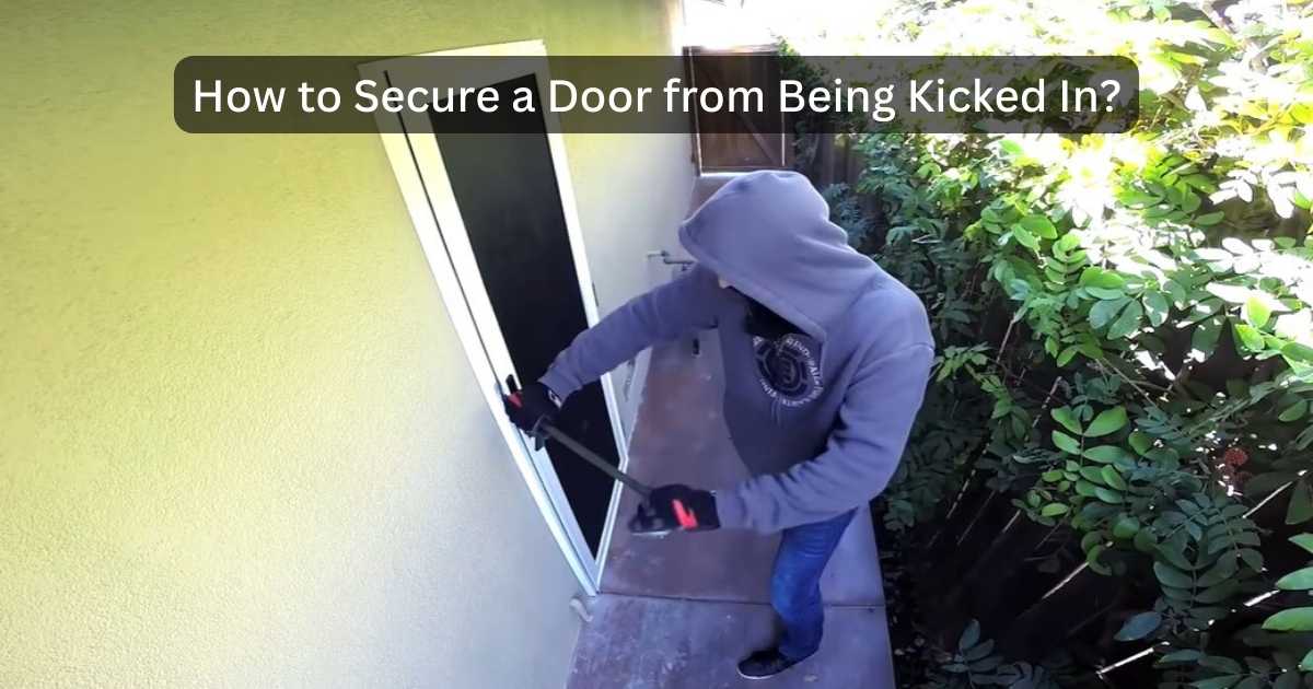 How do I secure my door from intruders