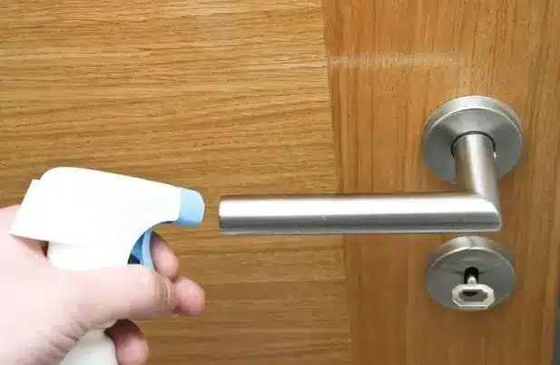 How do you clean brushed nickel pulls