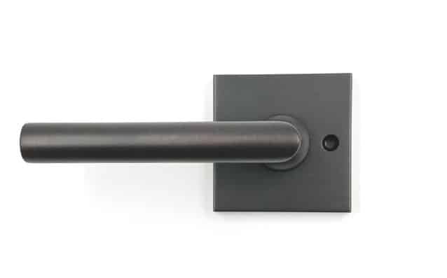 Surface-mounted dummy door levers