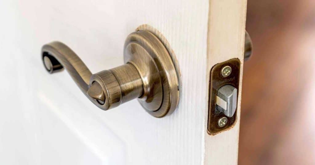 how can I fix door knob sticking when turned