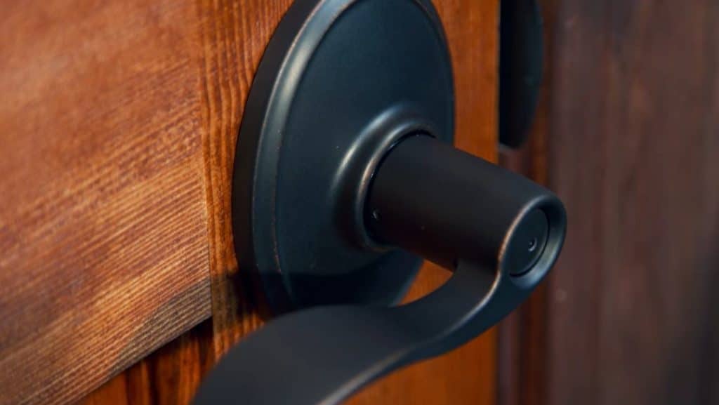 passage door lever