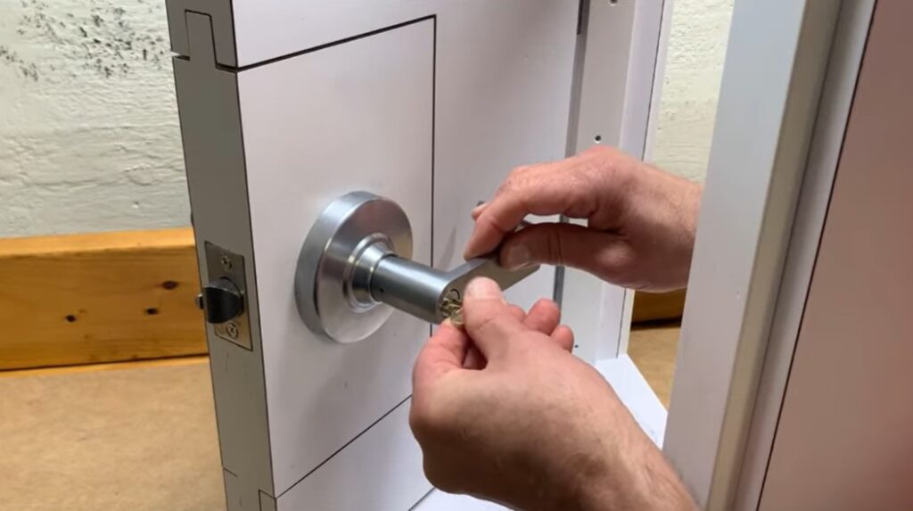 Removing Lever Door Handle Schlage